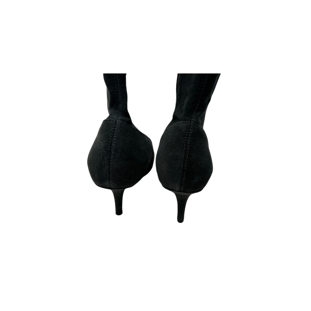 Yeezy Season 5 Women’s Black Suede Mid-Calf Boot / (Size 39.5) / EUC