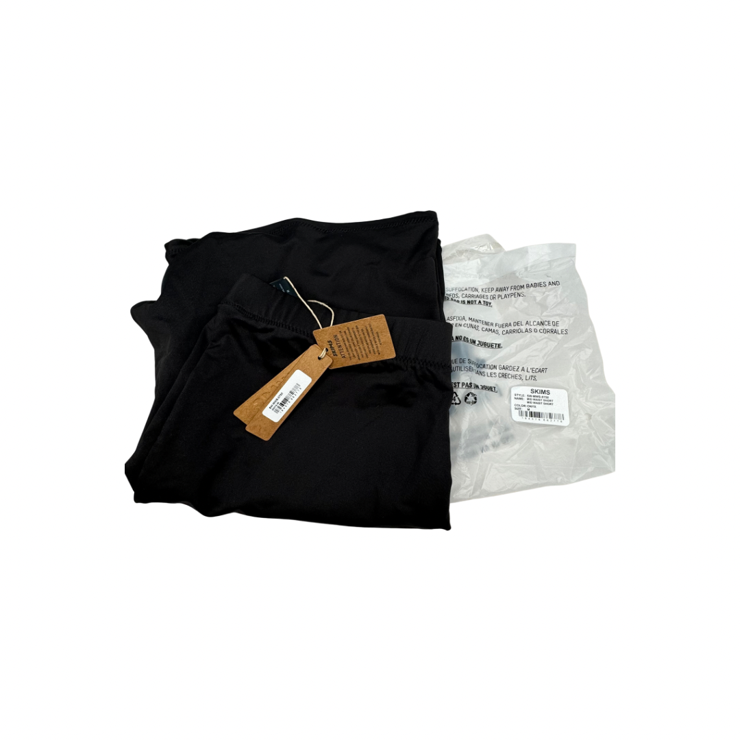 SKIMS Signature Swim Mid Waist Shorts - Med - Onyx