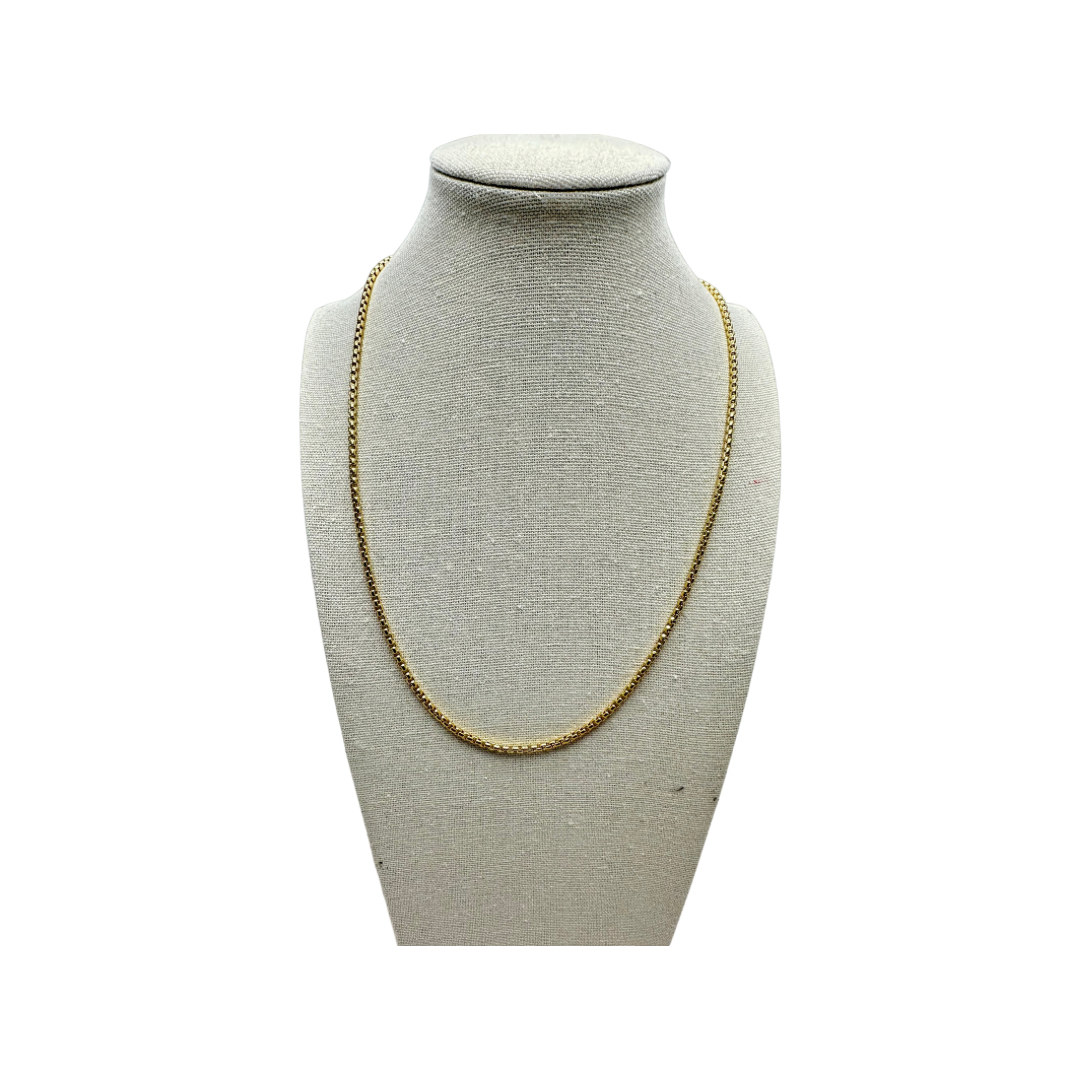 14k yellow gold link necklace 20” - 8g - 3mm