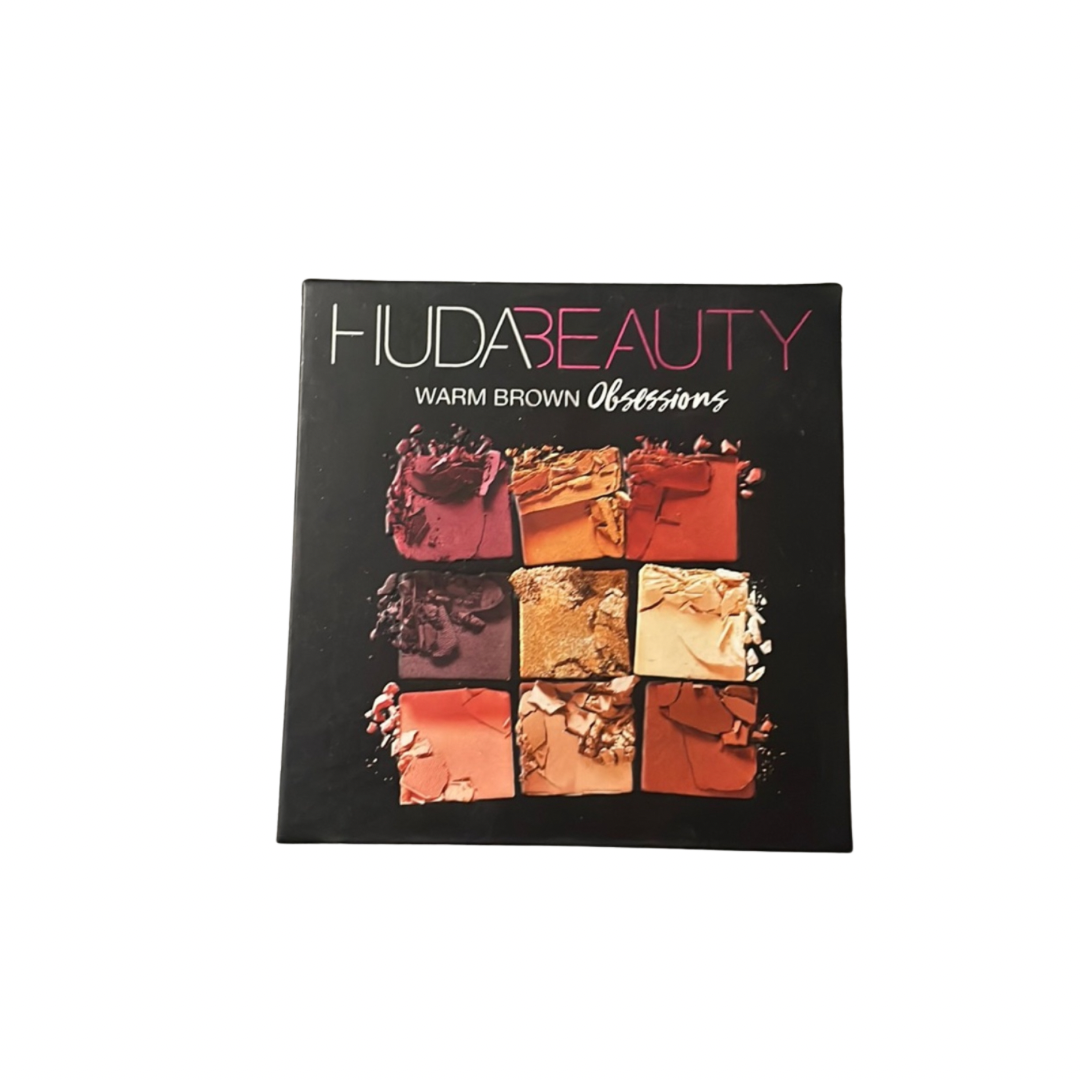HUDA Beauty Obsessions Eyeshadow Palette Warm Brown - New