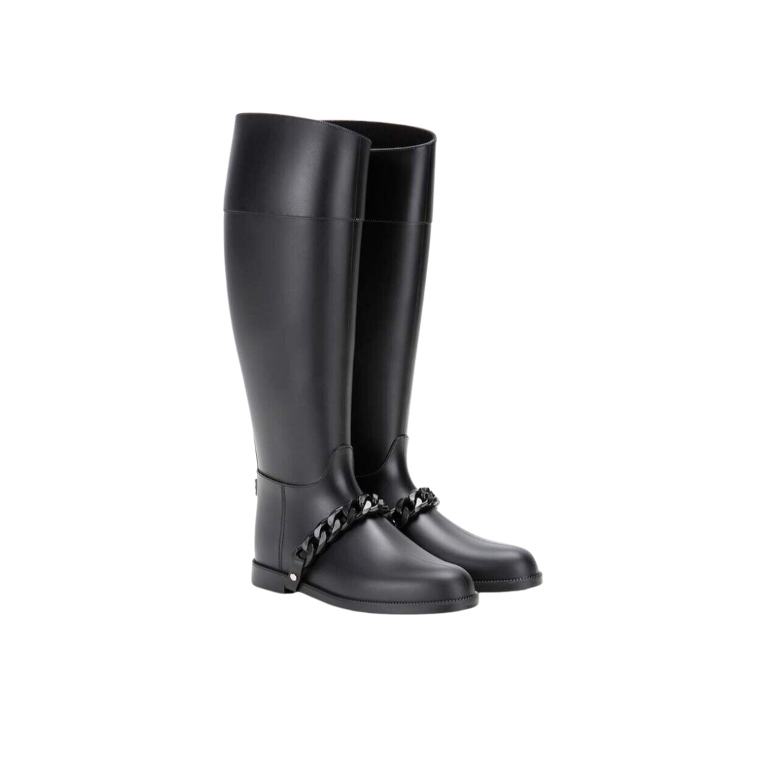 Givenchy Eva Chain Rain Boots / ( Women's Size 40 / EUC