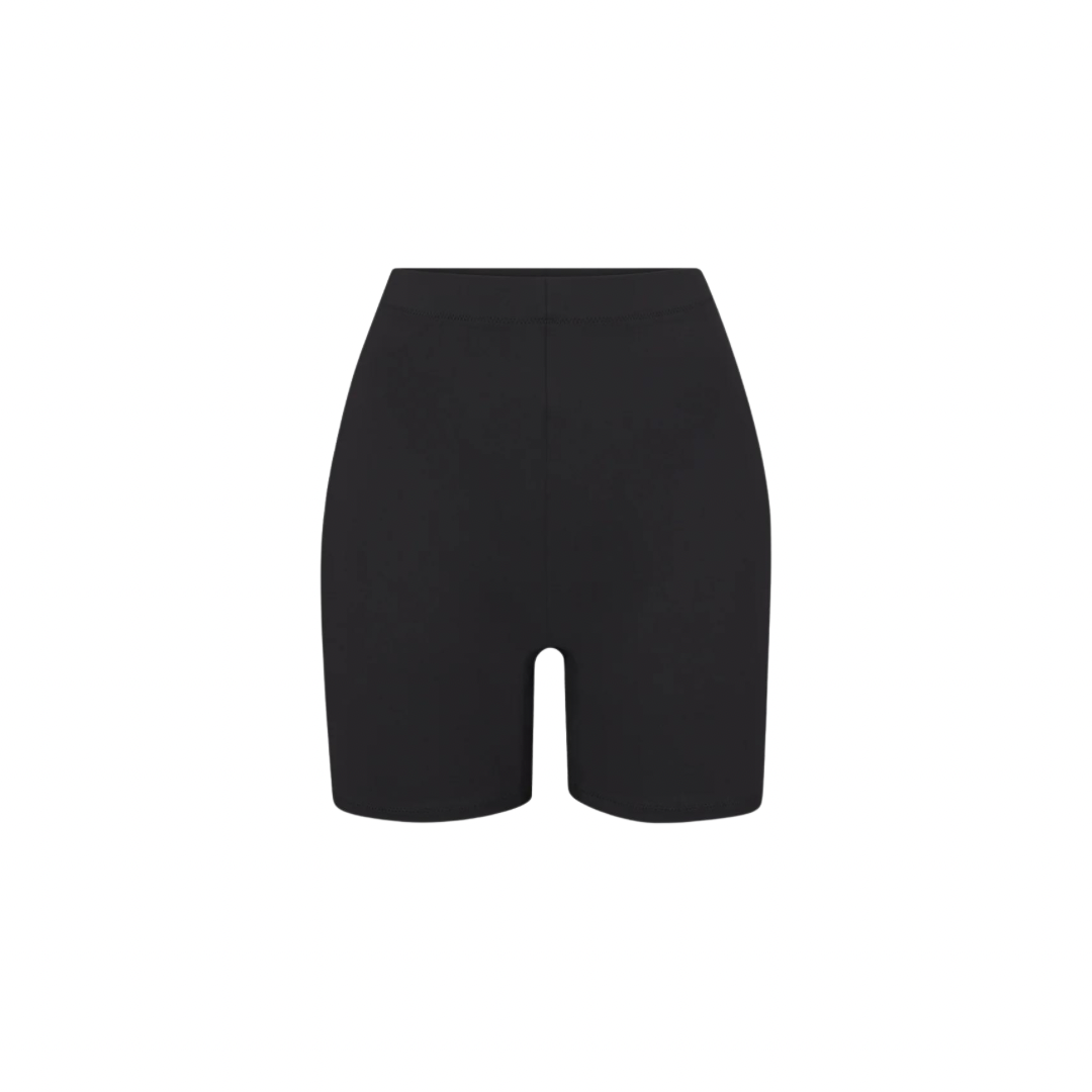 SKIMS Signature Swim Mid Waist Shorts - Med - Onyx