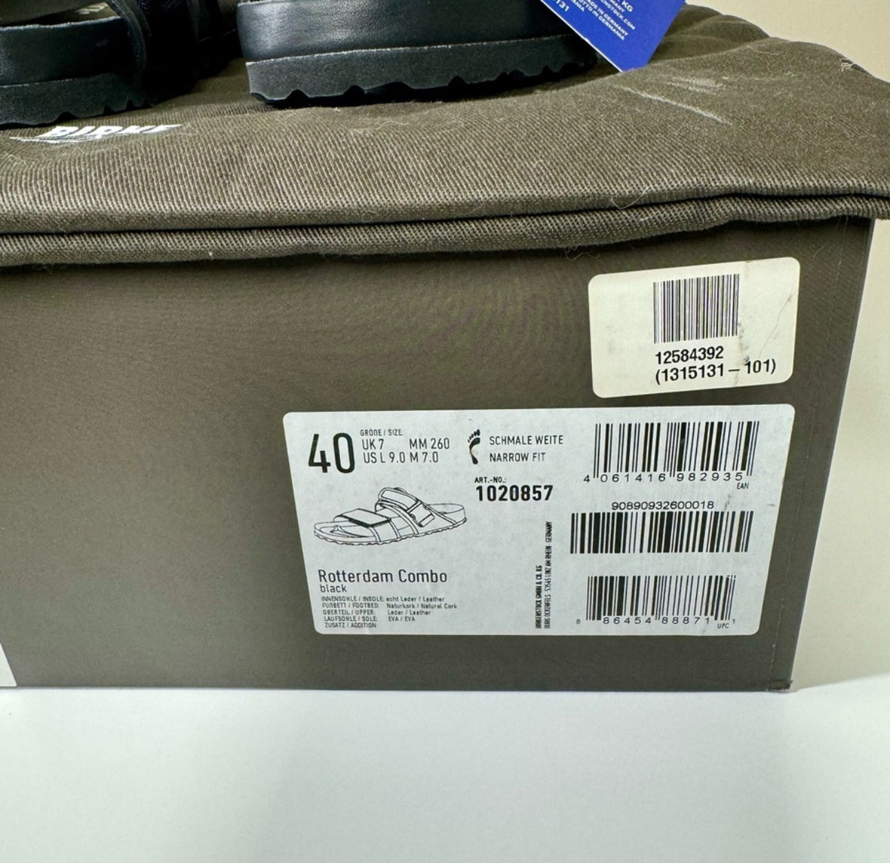 Rick Owens Rotterdam Birkenstock /(Sz Women’s 40) / New