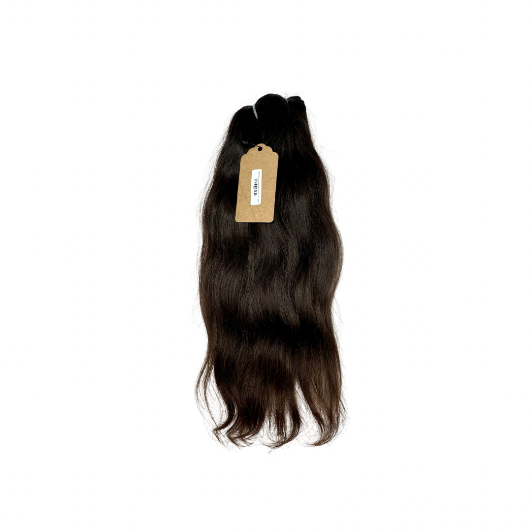 Indian Natural Wavy Bundle - Brown - 14" - (2017)
