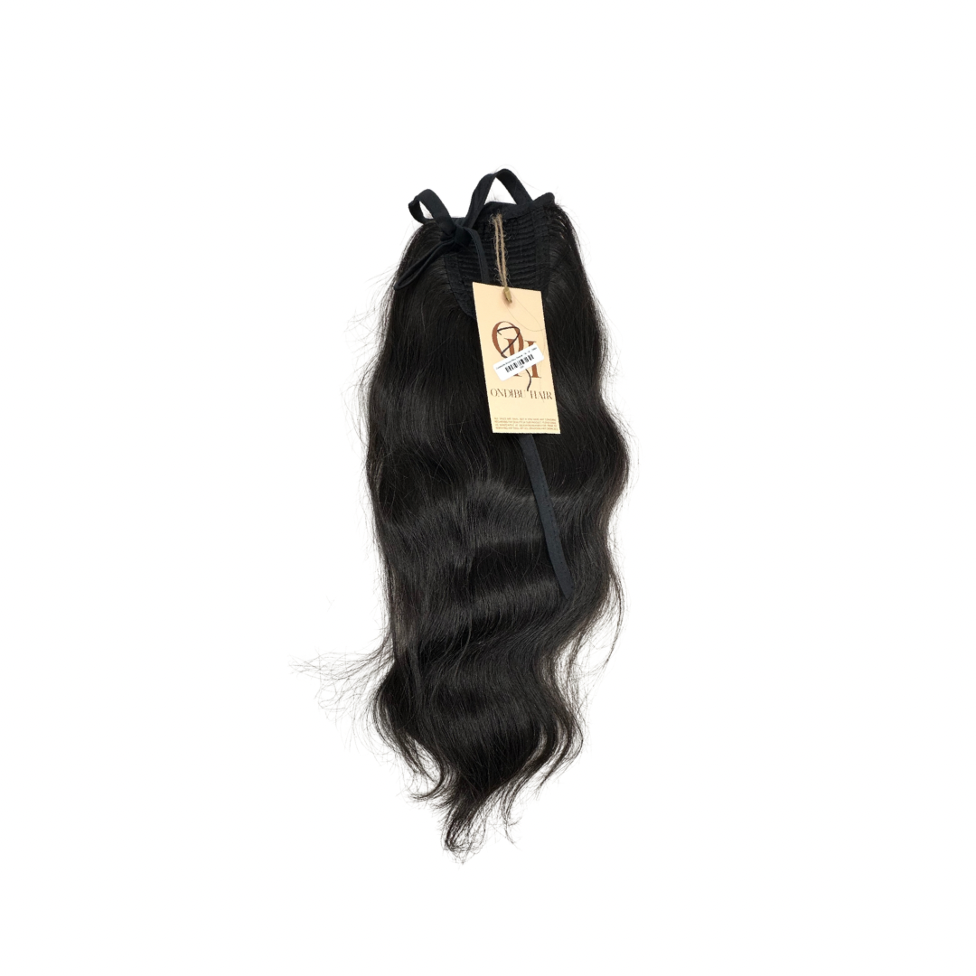 Cambodian Natural Wavy Ponytail - 1B - 18" - (5005)