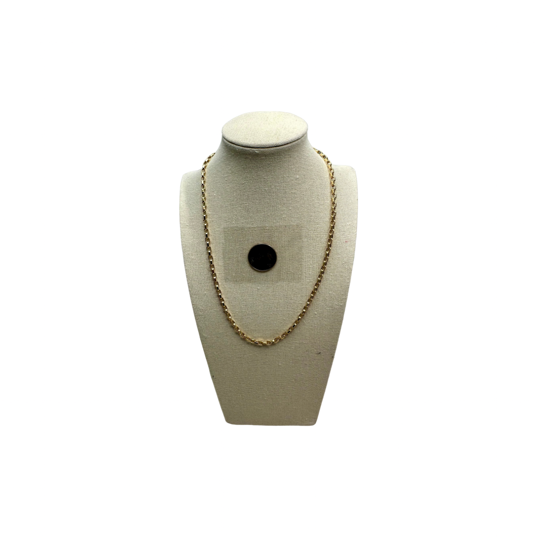 14k Yellow Gold Hollow Hermes H-Link Chain Chains - 20”