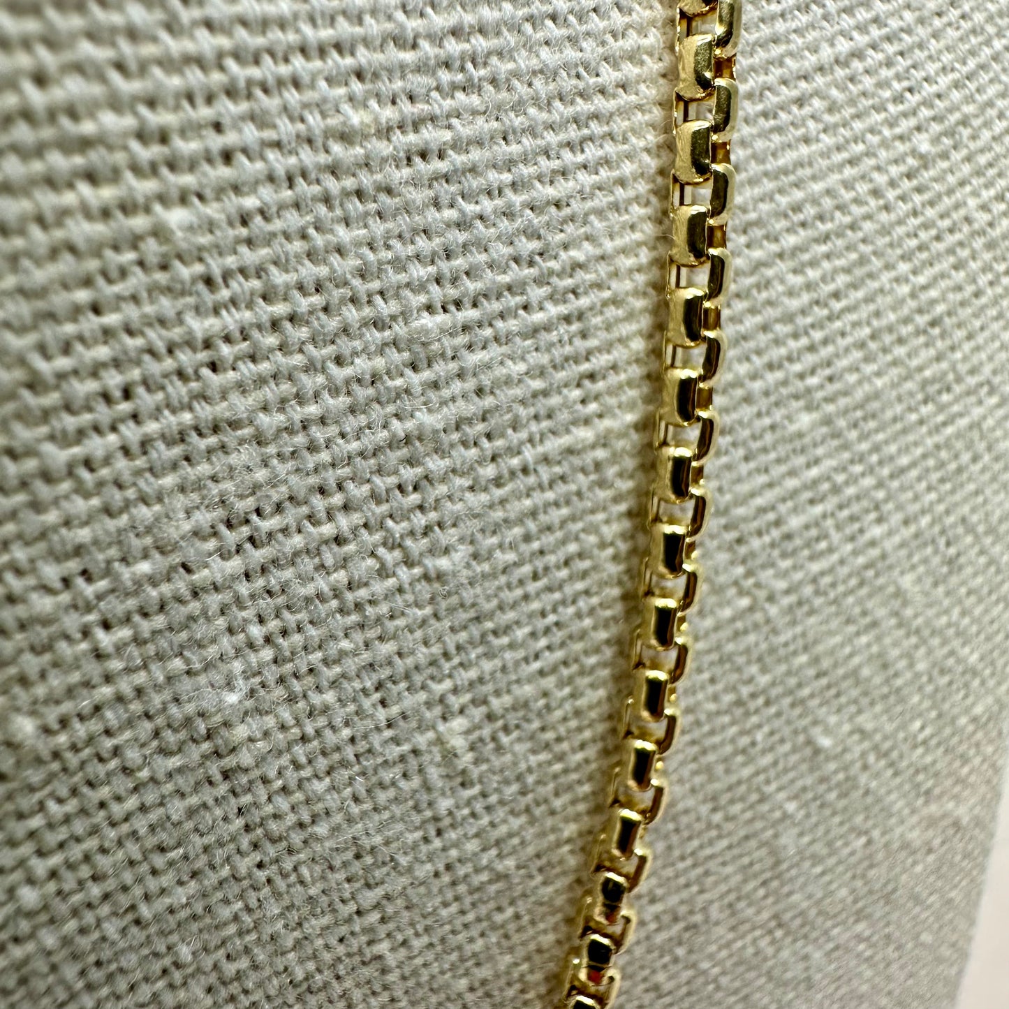 14k yellow gold link necklace 20” - 8g - 3mm