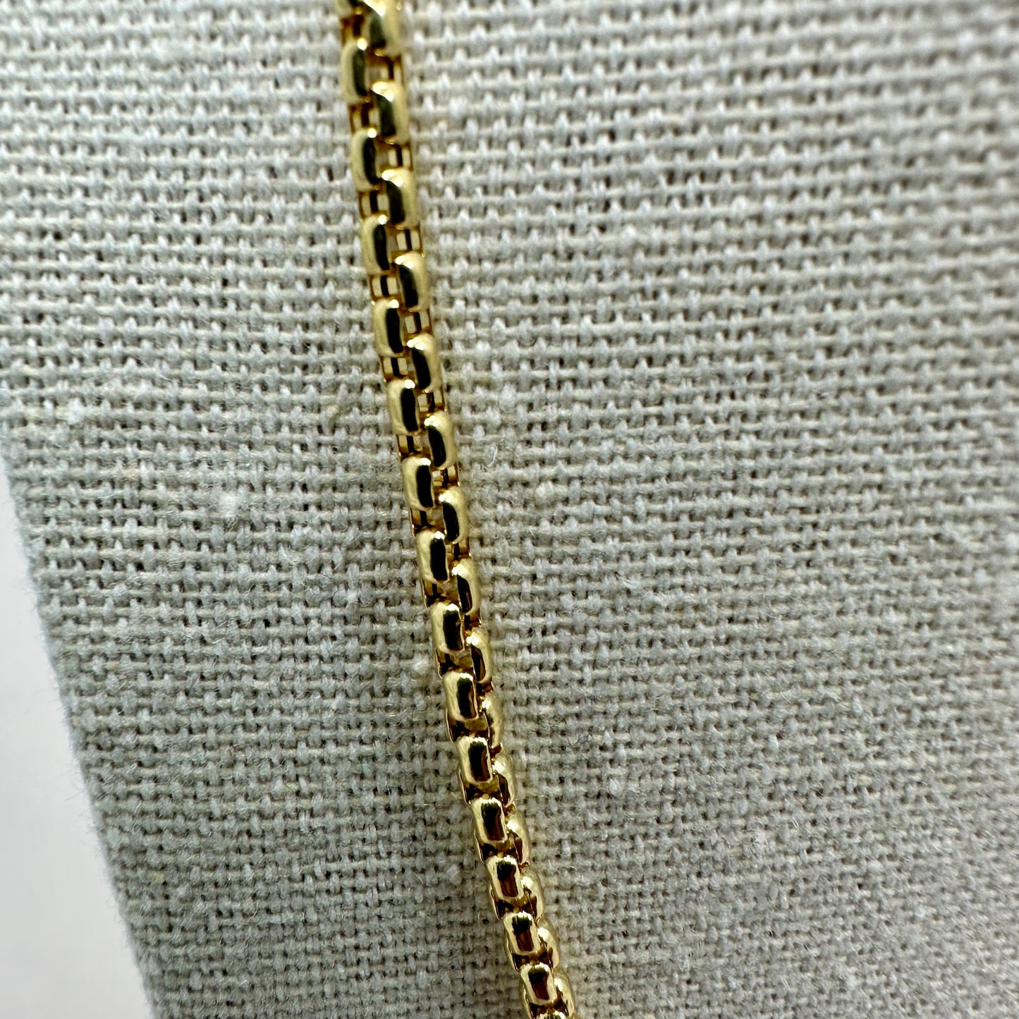 14k yellow gold link necklace 20” - 8g - 3mm