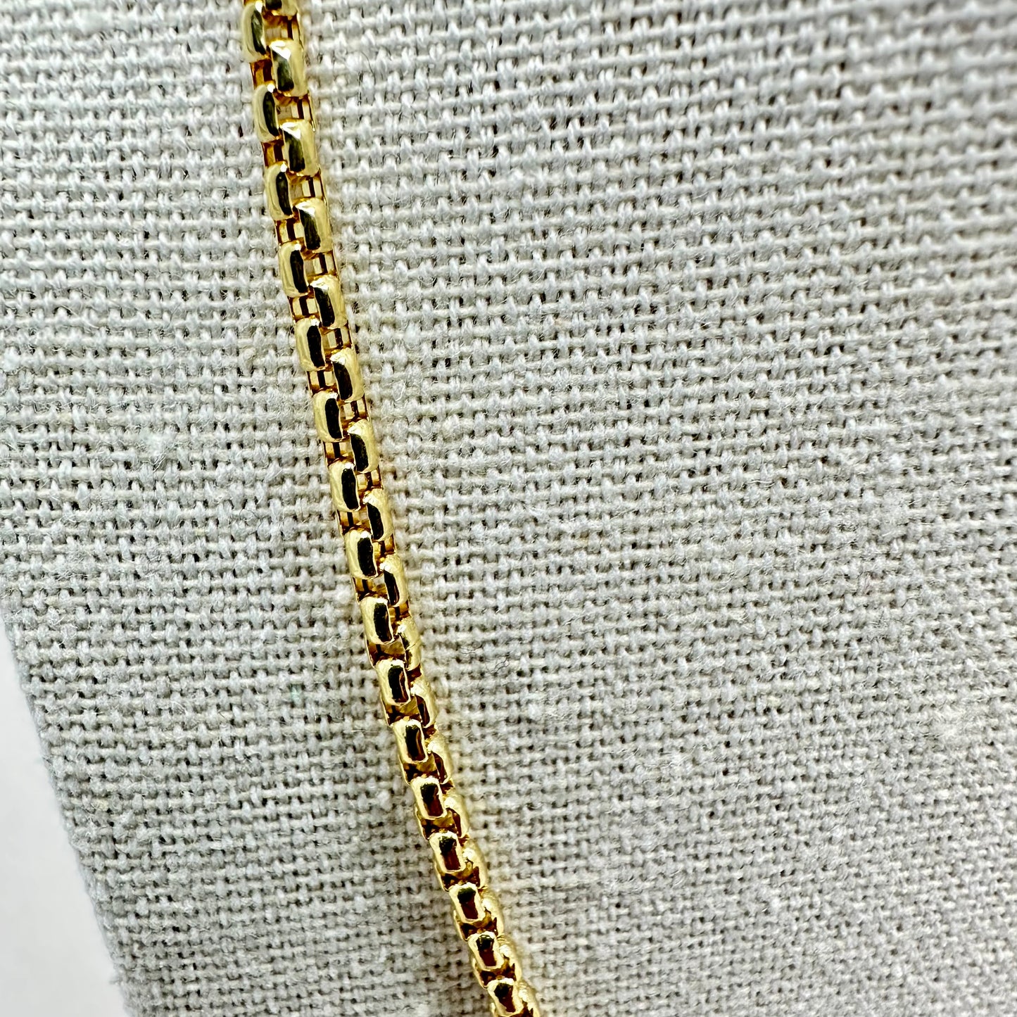 14k yellow gold link necklace 20” - 8g - 3mm